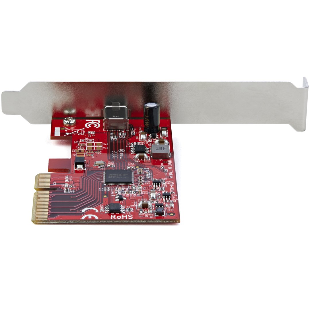Kartë PCIe USB 3.2 Gen 2x2 StarTech.com, 1 port USB-C, 20 Gbps, e zezë