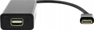 Adapter USB C në Mini DisplayPort ProXtend, 20cm, i zi