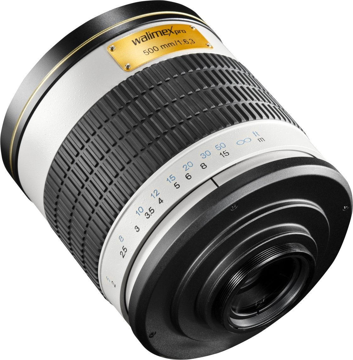 Objektiv DSLR Walimex Pro 500mm f/6.3 Mirror, për Fuji X, i zi