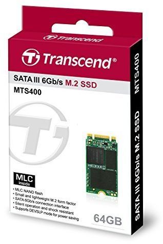 Disk SSD Transcend MTS400, 64GB, M.2 2242 SATA III