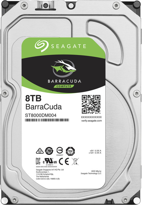 Disk i brendshëm Seagate BarraCuda - 8TB
