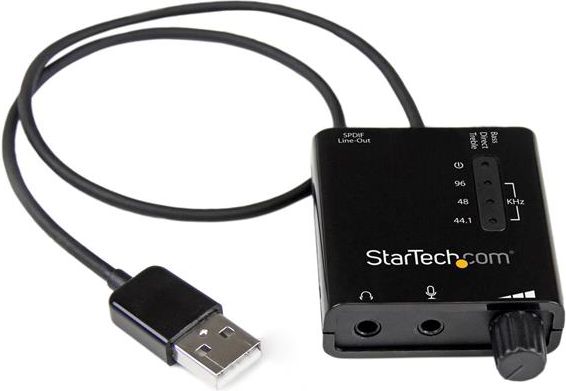 Kartë zanore StarTech Sound Card, USB 2.0, audio 5.1, e zezë