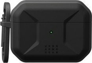 Kuti mbrojtëse Urban Armor Gear Civilian për Apple AirPods Pro 2, rezistente ndaj goditjeve, e zezë