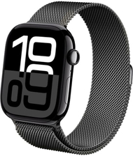 Rrip ore Crong Milano Steel për Apple Watch 38 40 41 42 mm, çelik inox, mbyllje magnetike, grafit