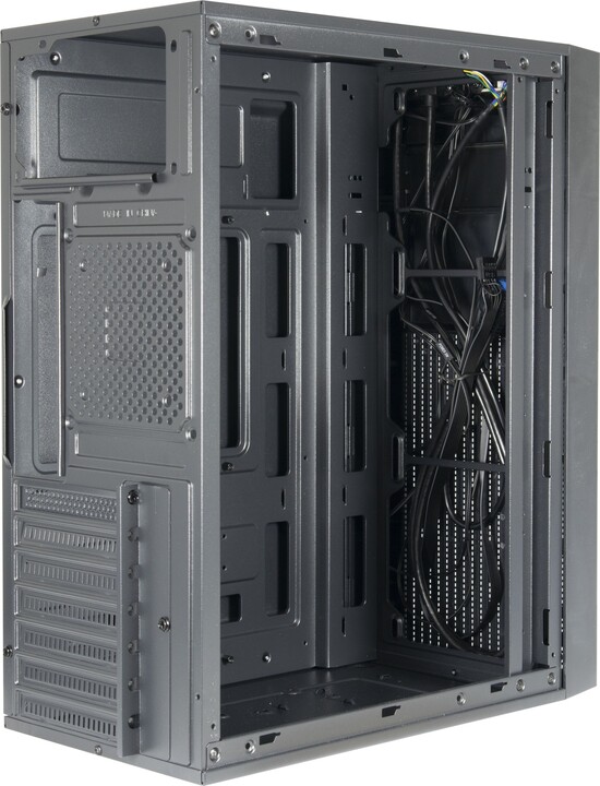 Kasë INTER-TECH A-301 Quad Midi Tower, e zezë