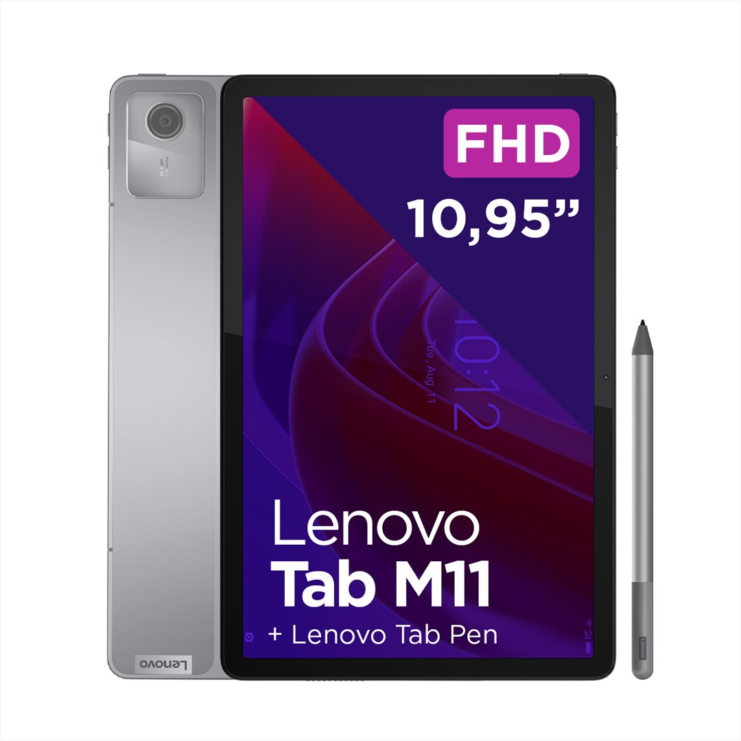 Tablet Lenovo Tab M11, 11", MediaTek Helio G88, 4GB RAM, 128GB, i hirtë