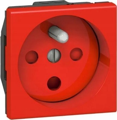 Prizë modulare Legrand 278114L G1US, njëfazore, termoplastike, e kuqe