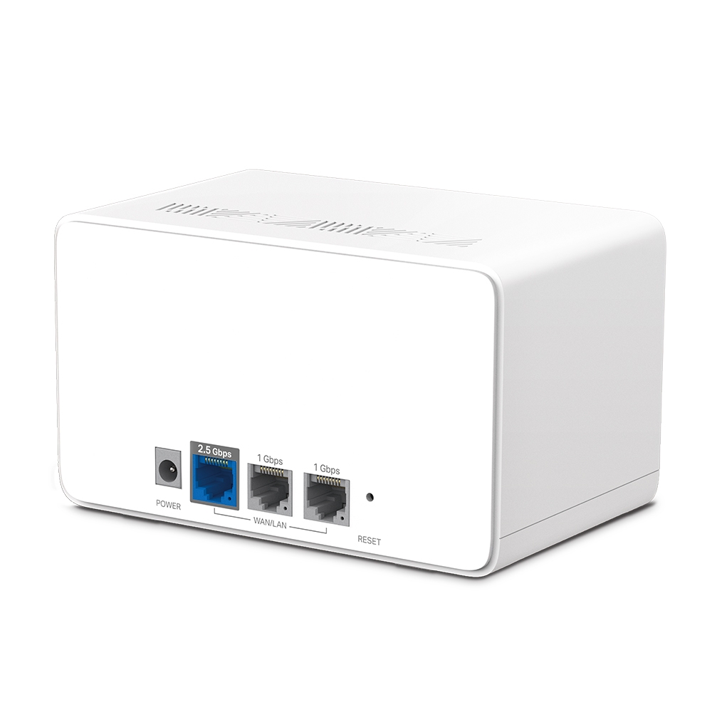 Sistem mesh WiFi Mercusys Halo H90X, WiFi 6, 6000 Mbps, 2 copë, i bardhë