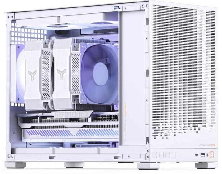 Kutia kompjuterike Jonsbo D32 STD Mesh, MATX, mini tower, e bardhë