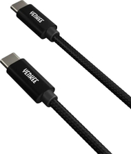 Kabllo USB C YENKEE YCU C02 BK, USB C në USB C, 0.2m, e zezë