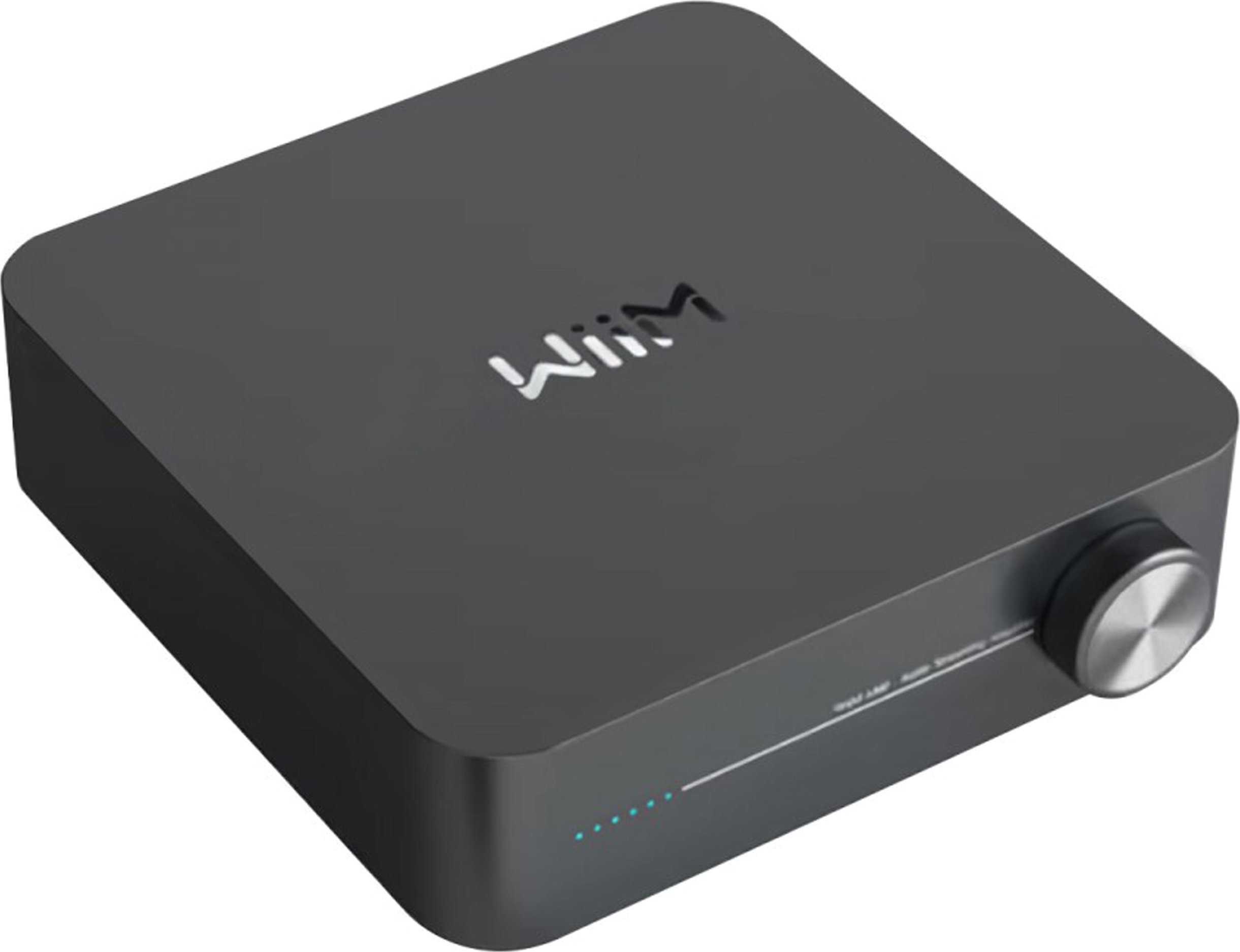 Amplifikator rrjeti stereo WiiM Amp, 2 x 100W, Wi Fi, gri Space
