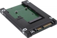Adapter SSD InLine Pocket 76620B, mSATA në 2.5" SATA, SATA III, i zi
