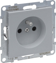 Prizë muri Legrand SUNO 721380, 2P+E 16A 250V, me shutter, alumin