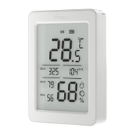Sensor temperature dhe lagështie Sonoff SNZB-02DR2 AirGuard TH, Zigbee, ekran 3.6", i bardhë