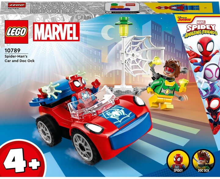 Set LEGO® Marvel 10789 Spider-Man in a car and Doc Ock, 48 pjesë