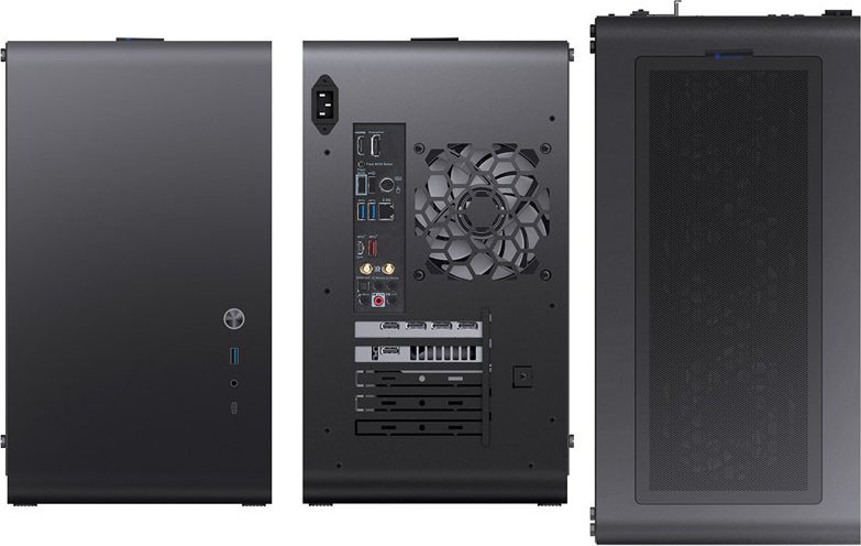 Kasë Jonsbo U4 Mini TG, e zezë, Mini Tower