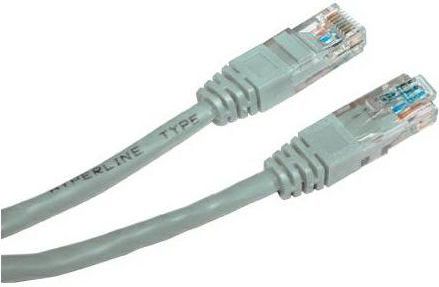 Kabllo rrjeti Logo RJ-45/RJ-45 Cat.5e, 3m, gri