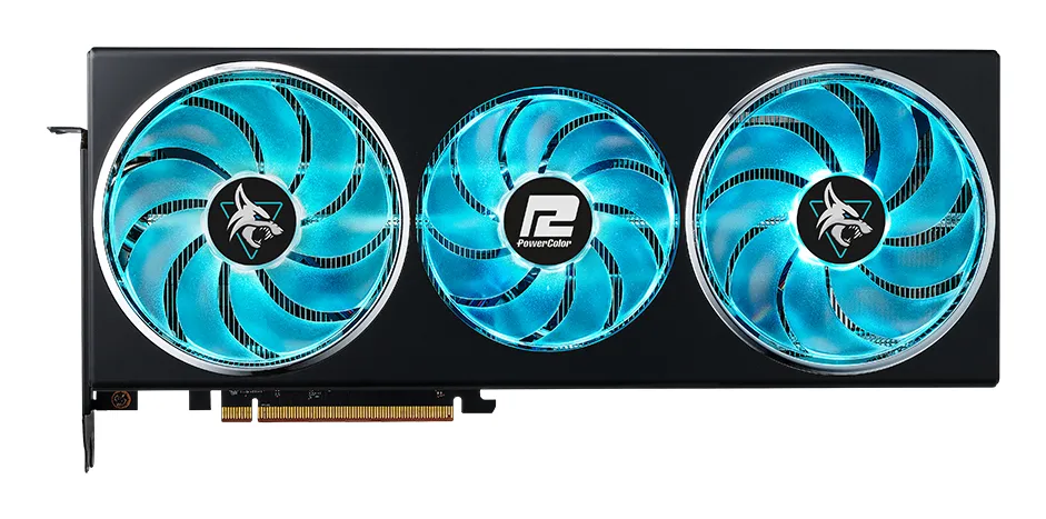 Kartë grafike PowerColor Radeon RX 7800 XT Hellhound, 16GB GDDR6, RDNA 3, e zezë