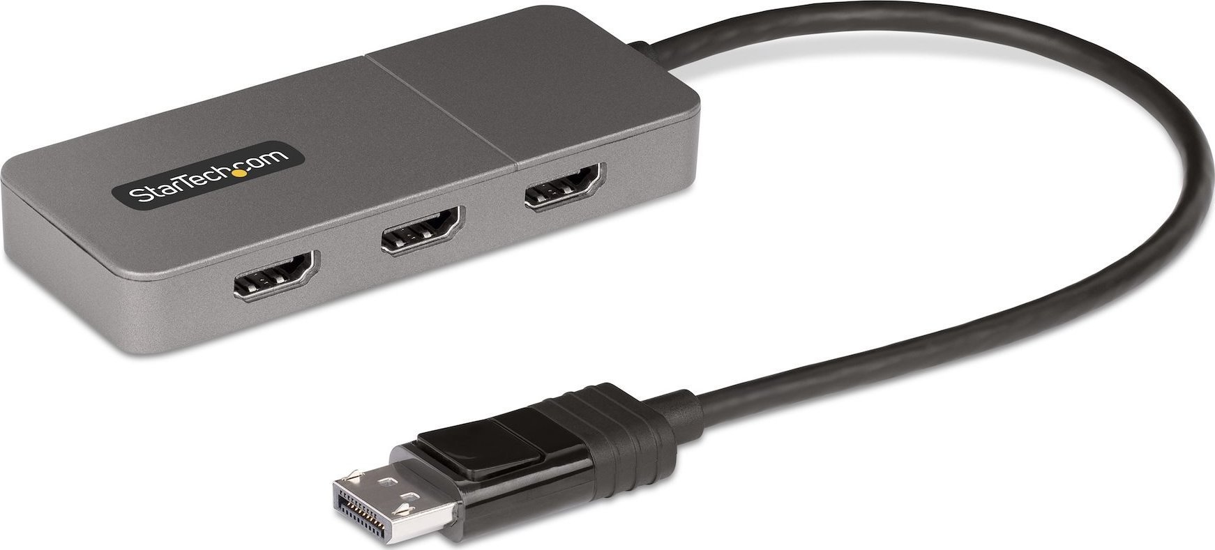 HUB MST StarTech 3 porta, DisplayPort në 3x HDMI, 4K 60Hz, i zi