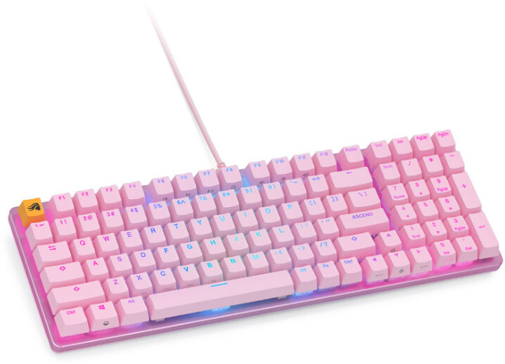 Tastierë Glorious GMMK 2, Glorious Fox, US, rozë