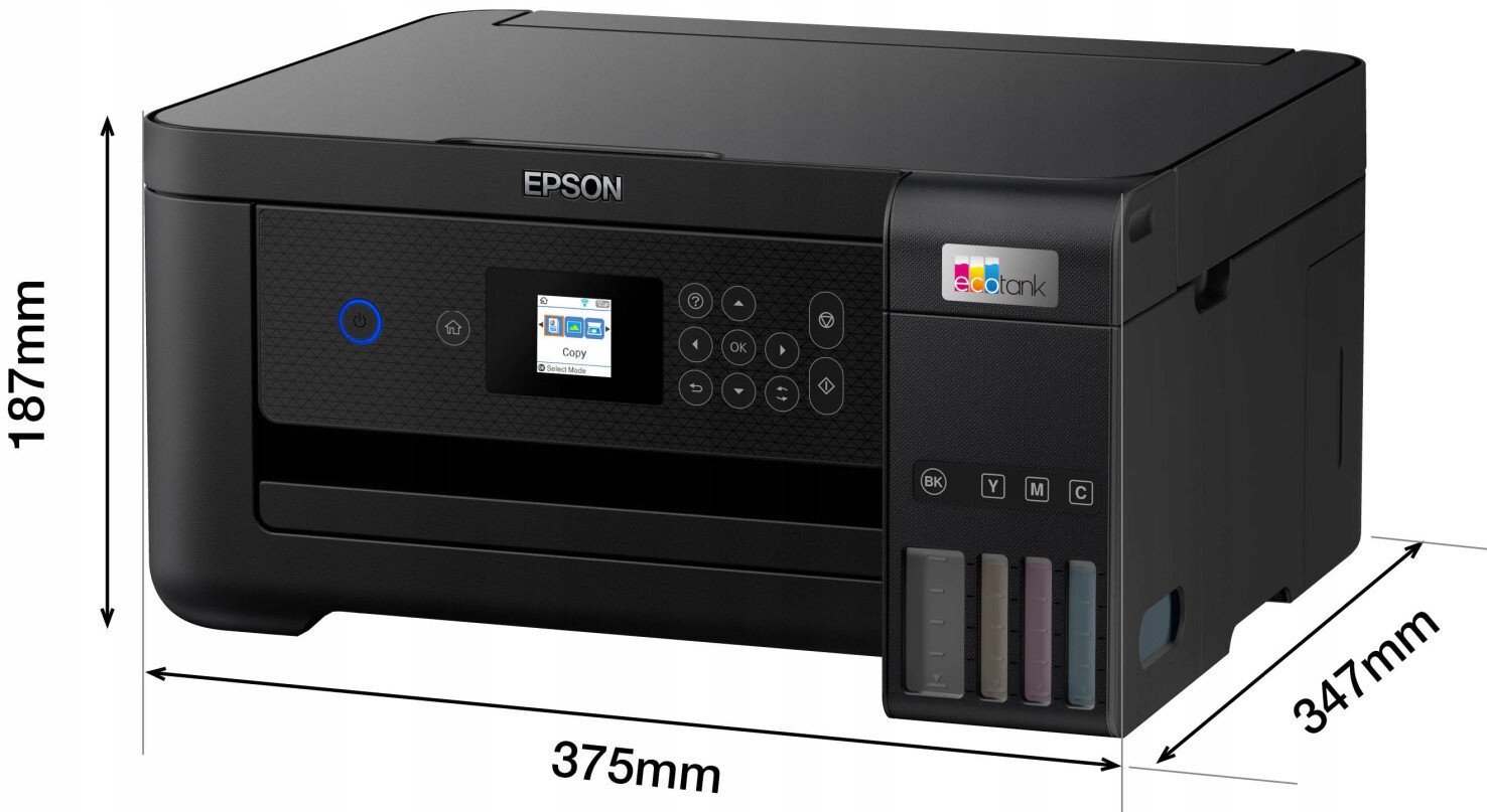 Printer multifunksional Epson EcoTank L4360, Inkjet, A4, Wi Fi, me ngjyra