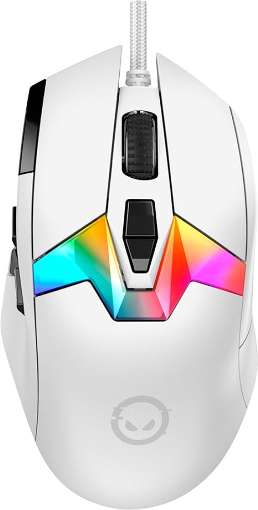 Maus gaming Lorgar MSP80 Gaming Mouse Pro, 8000 Hz, sensor PAW3395, i bardhë