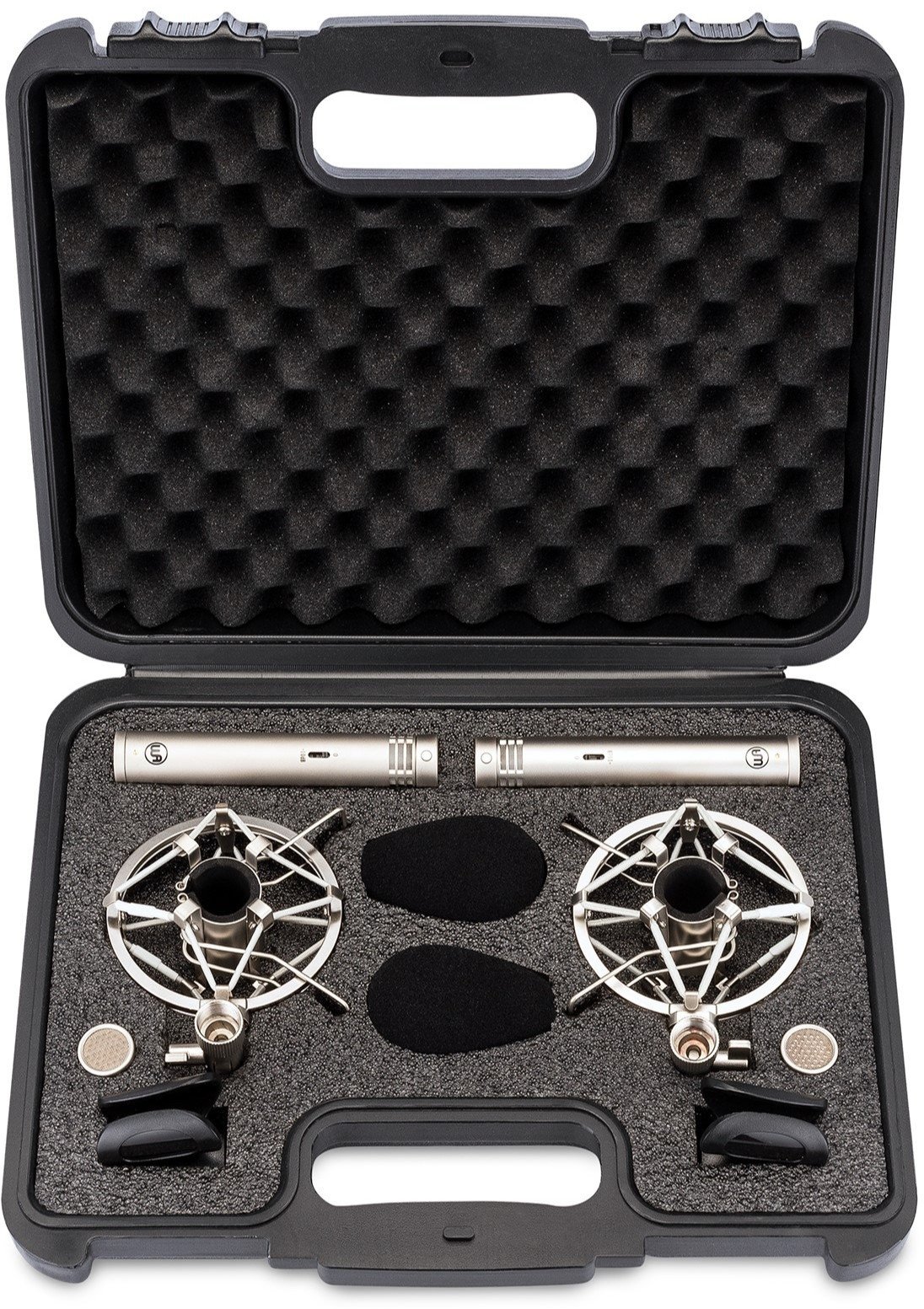 Mikrofon kondensator Warm Audio WA84 ST OC, stereo, kapsula omni dhe kardioide, nikeli