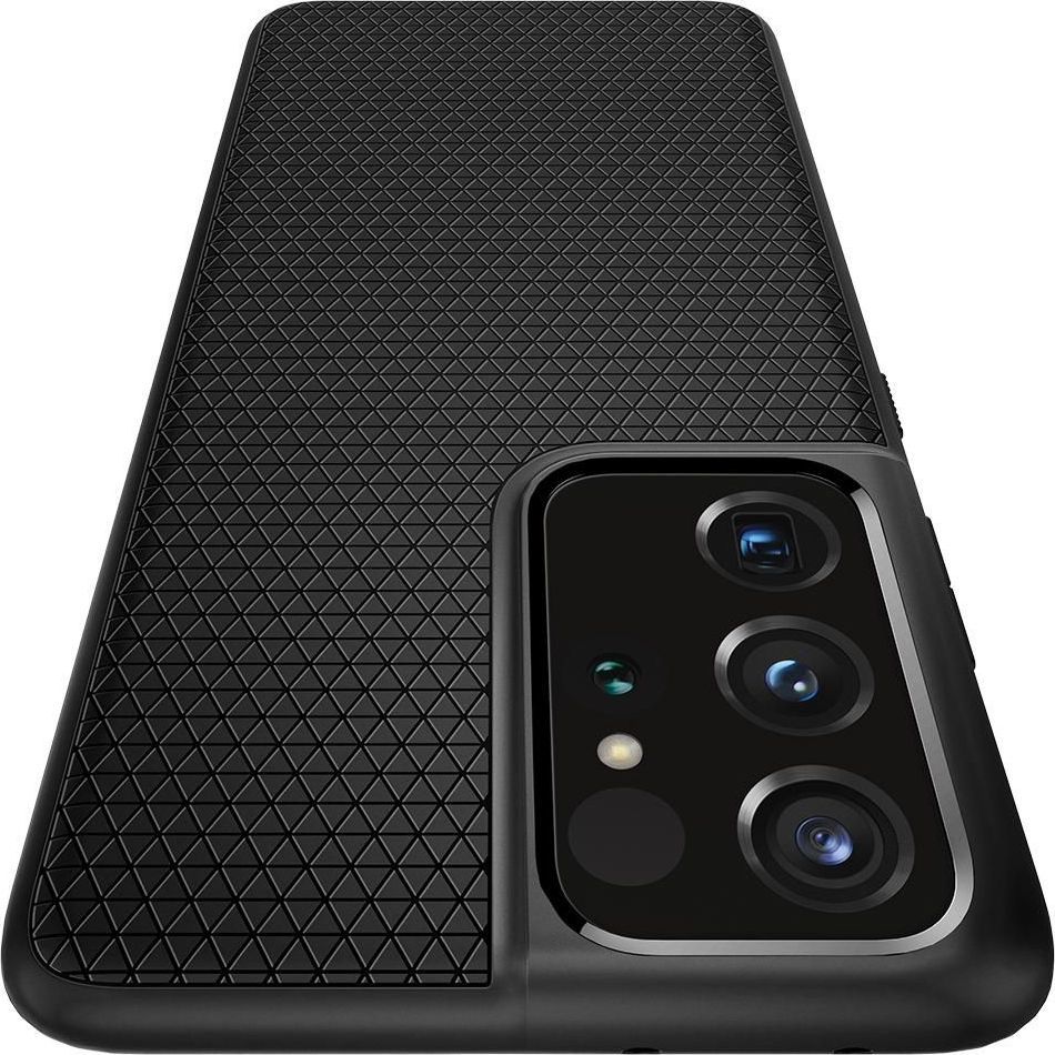 Футрола Spigen Liquid Air за Galaxy S21 Ultra, мат црна