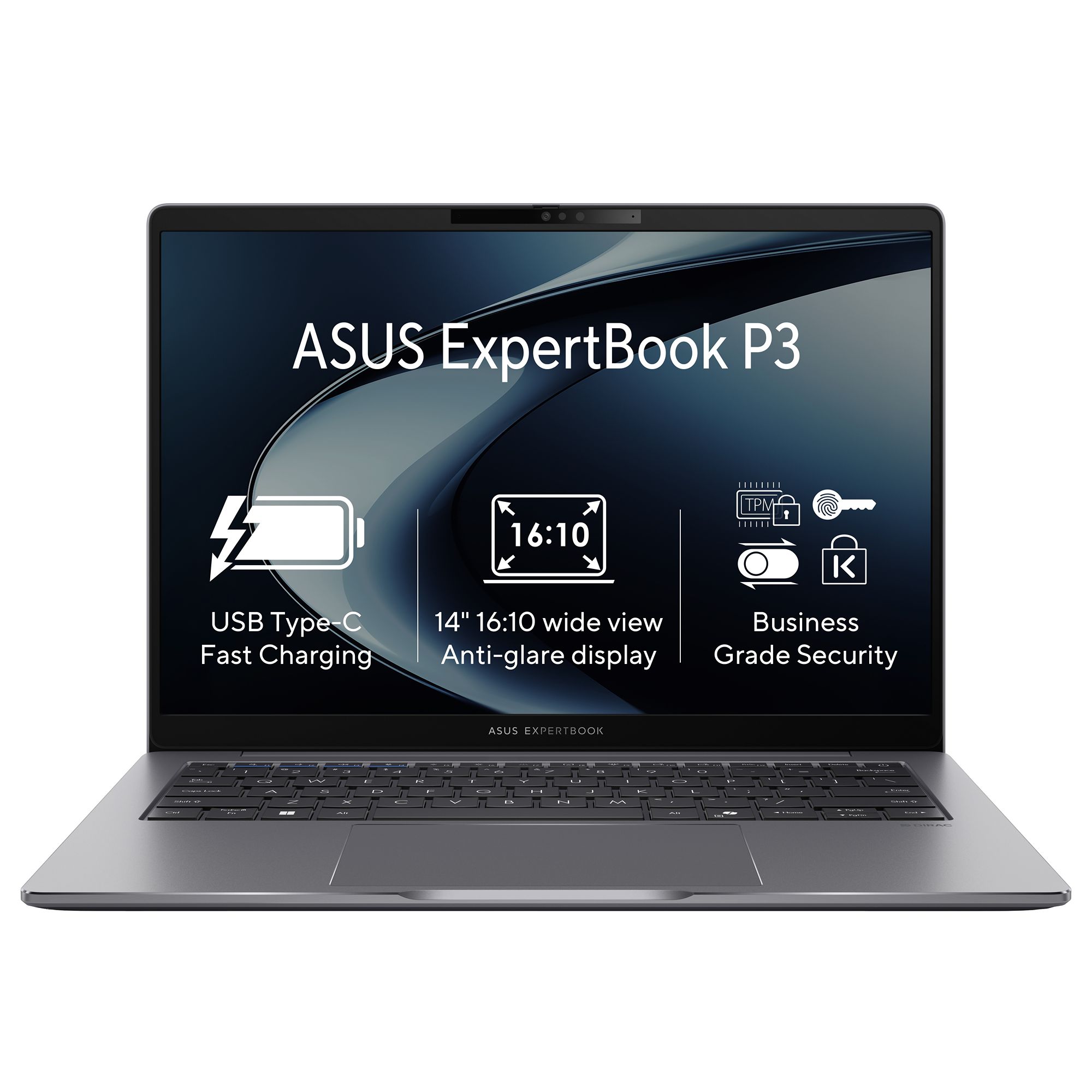Laptop ASUS ExpertBook P3 P3405CVA, Intel Core i5-13420H, 14", 16GB RAM, 1TB SSD, Intel UHD Graphics, i hirtë