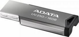 USB Memorja ADATA UV250, 16GB, USB 2.0, e argjendtë