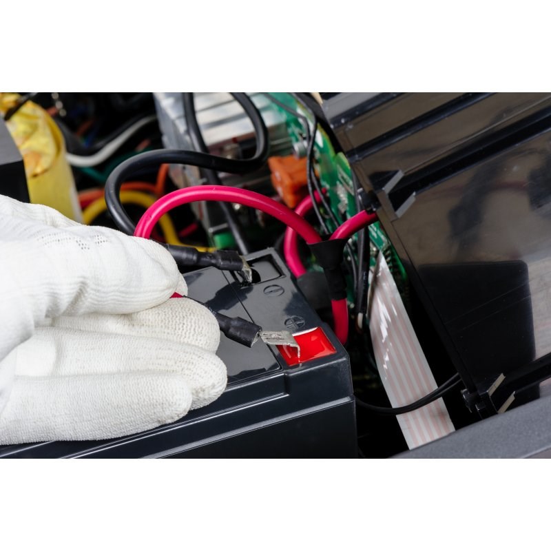 Bateri AGM Green Cell VRLA, 12V, 8Ah, e zezë