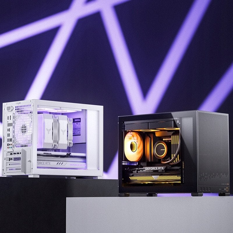 Kuti kompjuterike Jonsbo D32 STD, Micro ATX Mini ITX, e zezë