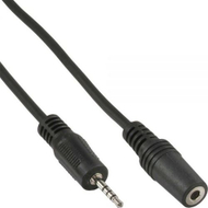 Kabllo audio InLine 99308D, Jack 2.5mm në Jack 3.5mm, 1m, e zezë