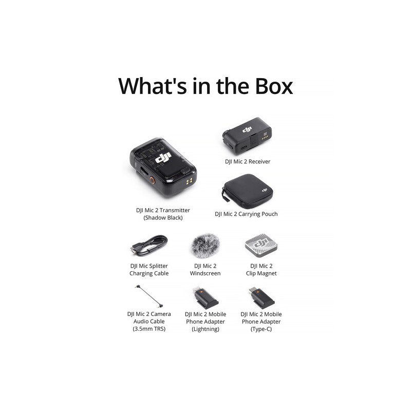 DJI Mic 2 (1TX + 1RX)