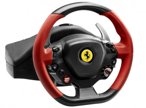 [OUTLET] Set timon dhe pedale Volant Thrustmaster Ferrari 458 Spider për Xbox				