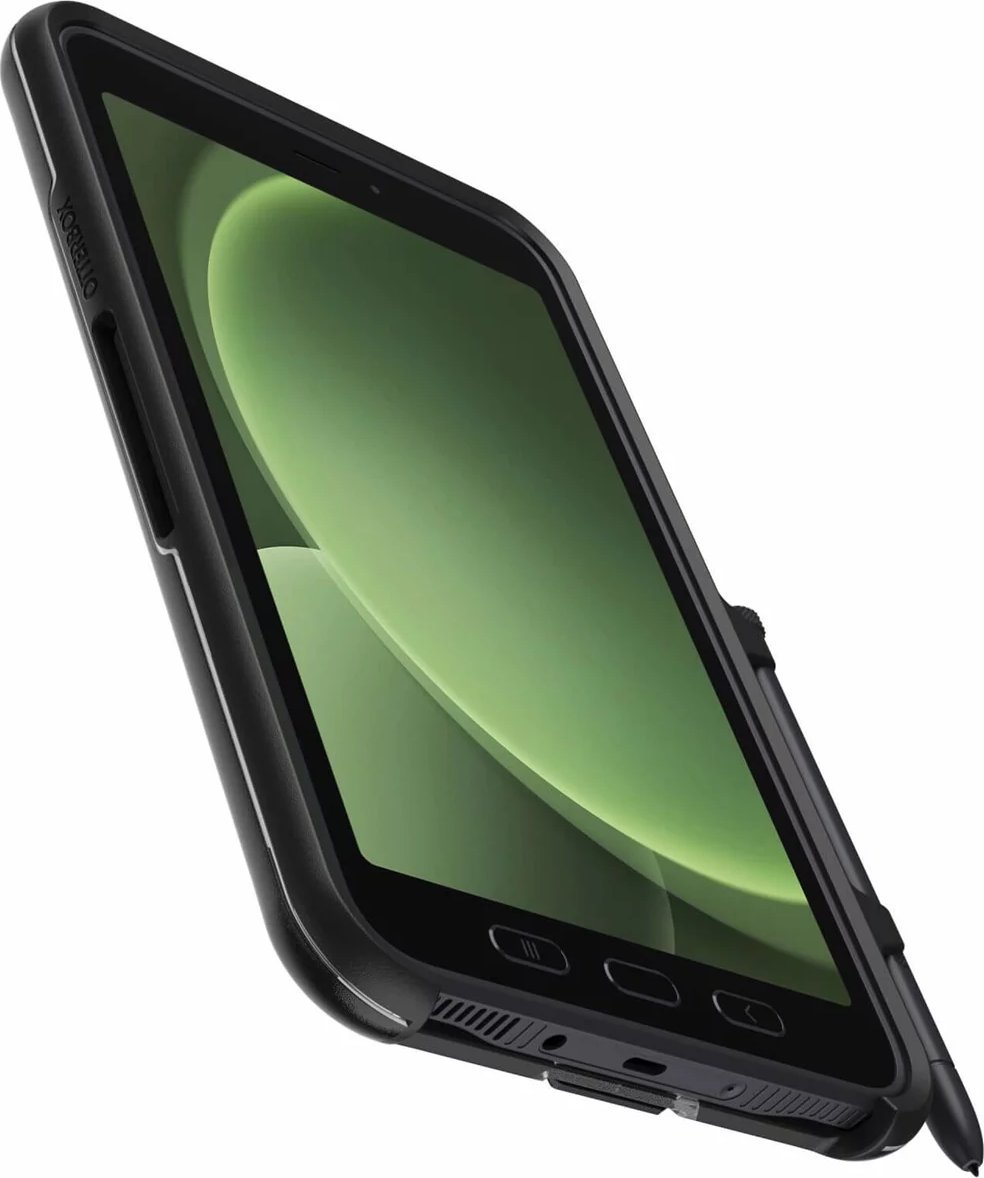 Mbulesë tablet Otterbox Universe për Samsung Tab Active5, transparente, me kornizë të zezë