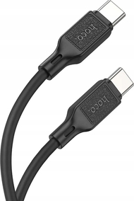 Kabllo karikimi Hoco X90, USB-C në USB-C, 60W 3A, 1m, e zezë