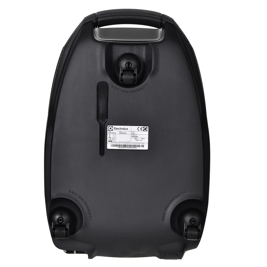 Fshesë me thithje Electrolux EPF63EB S, me qese 3.5L, 700W, e zezë