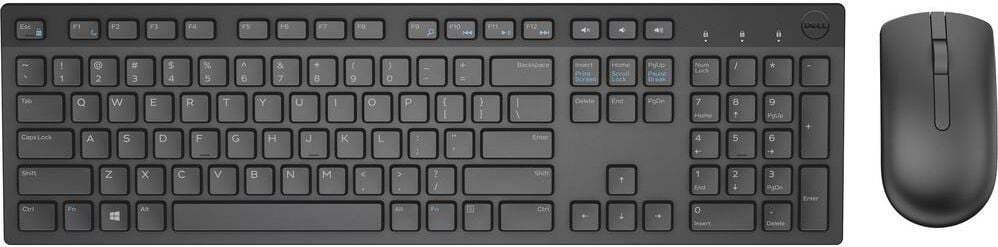 Set tastierë dhe mi Dell KM636, wireless RF, QWERTZ gjerman, i zi