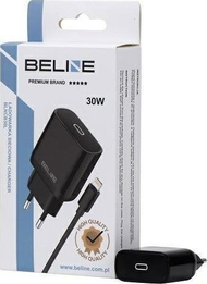 Karikues Beline 30W GaN, USB C PD 3.0, kabllo Lightning, i zi