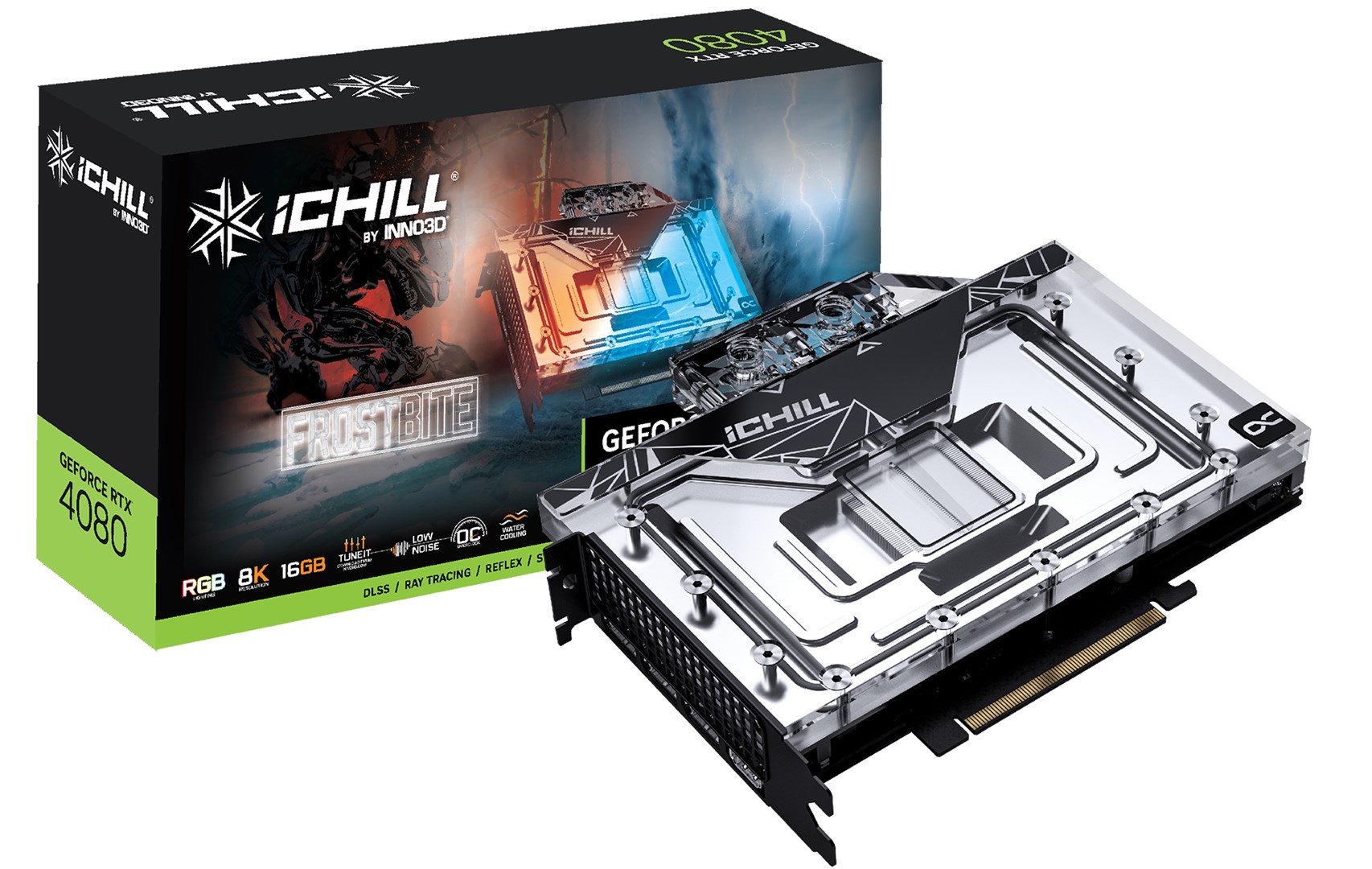 Kartë grafike Inno3D iChill NVIDIA GeForce RTX 4080, 16 GB GDDR6X