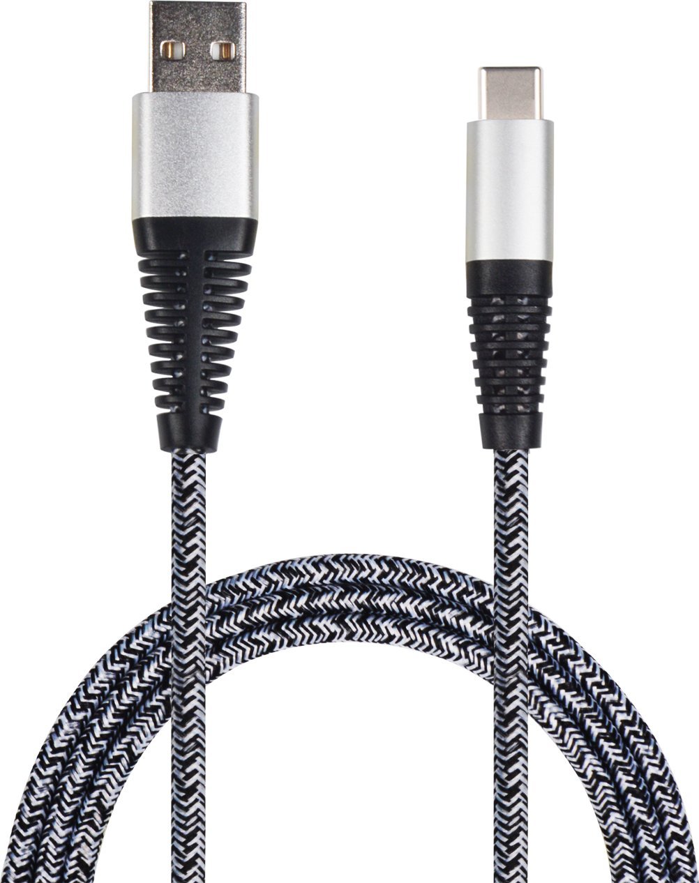 Кабел USB 2GO 795953, USB C во USB B, 1 m, USB 3.2 Gen 1, сребрен