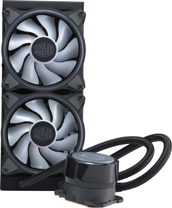 Ftohës Cooler Master MasterLiquid ML240 Illusion, 2x120mm ARGB, i zi