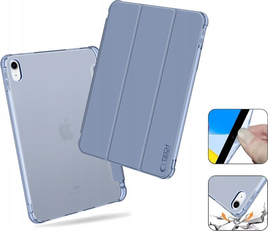 Mbulesë tablet Tech-Protect SmartCase Pen Hybrid për iPad 10.9" 2022, blu