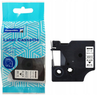 Shirit etiketimi DYMO D1 45013, 12mm x 7m, zi në të bardhë