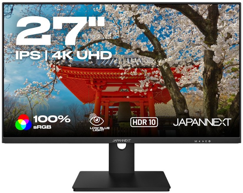 Monitor JapanNext 27", 4K UHD, i zi
