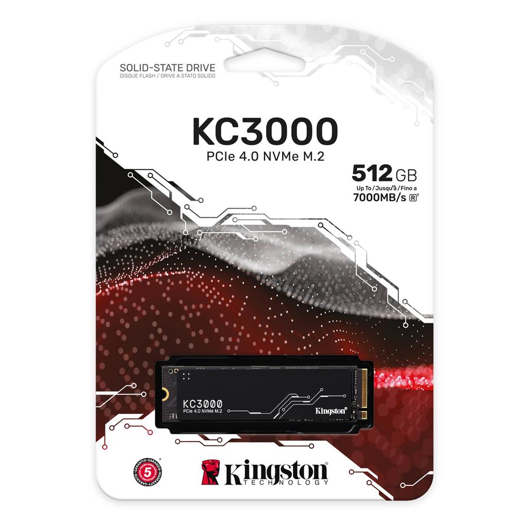 SSD i brendshëm Kingston KC3000, M.2 2280, 512GB, PCIe 4.0 NVMe