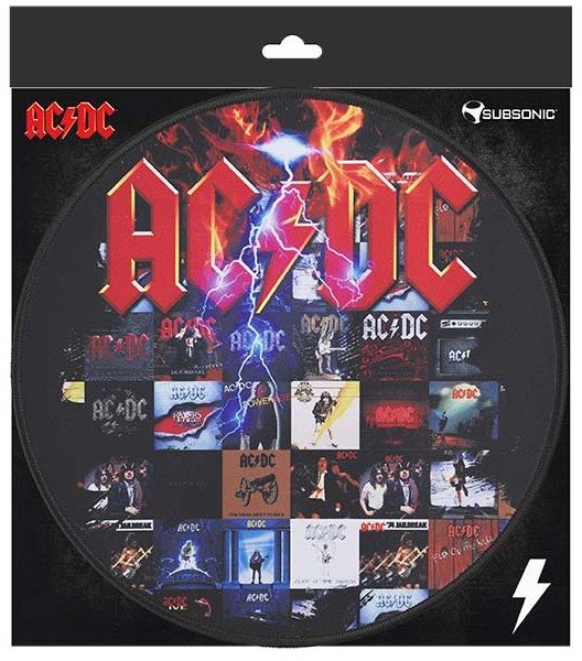 Mouse pad gaming SUPERDRIVE AC/DC, 30 x 30 cm, 3 mm, i zi