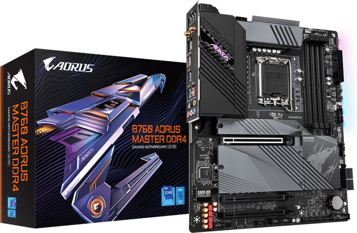 Матична плоча GIGABYTE B760 AORUS MASTER DDR4 - Intel B760