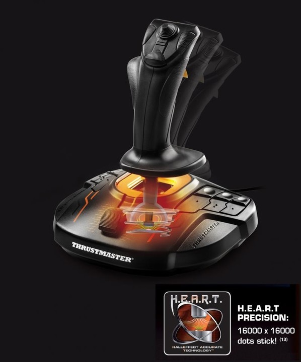 Joystick Thrustmaster me pedale T.16000M